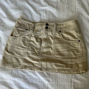 Abercrombie - Mini Skirt - Khaki - Size XS